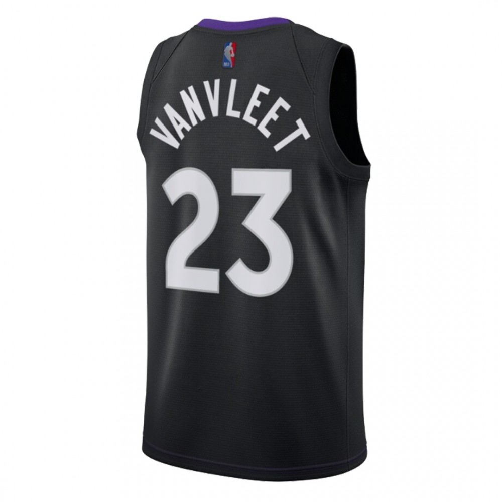 Men's Toronto Raptors Fred VanVleet #23 Black&Purple 2021 Swingman Jersey - Earned Edition-Pro Kit Vault | Brand New 26/27 Sports Jerseys